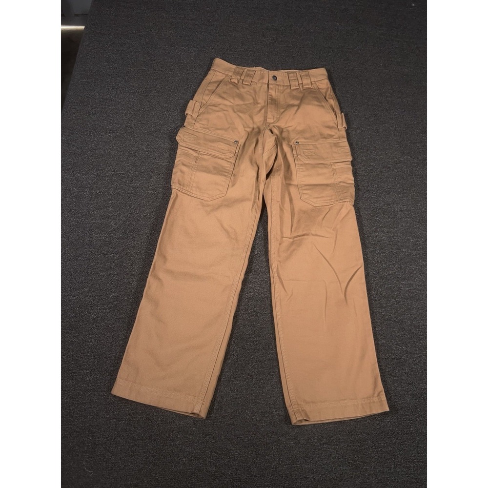 Duluth Trading Flex Fire Hose Relaxed Fit Pants Men's 30x32 Beige Work